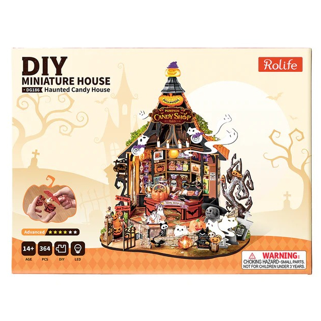 Rolife DIY Miniature Dollhouse - Haunted Candy House รูปที่ 7