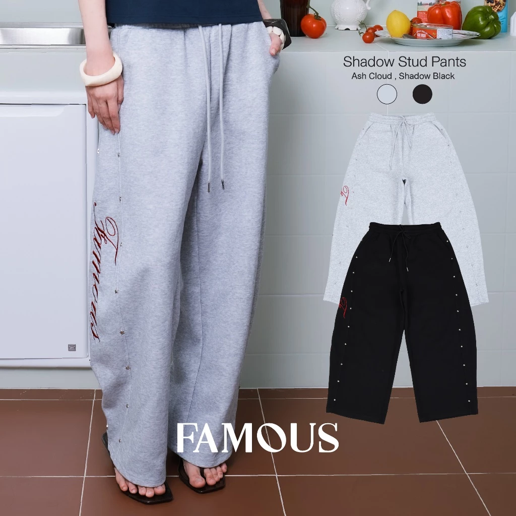 SHADOW STUD PANTS #FMBL-G2B015 #COE #MY26