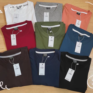 เสื้อยืด แขนสั้นสีพื้นผ้า Cotton 100 % ไม่หด ไม่ย้วย