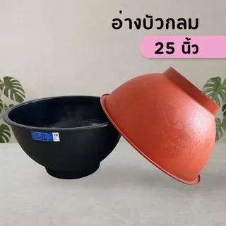 อ่างปลูกบัว เลี้ยงปลา ขนาด 25 นิ้ว กระถางบัวพลาสติก ไม่เจาะรู