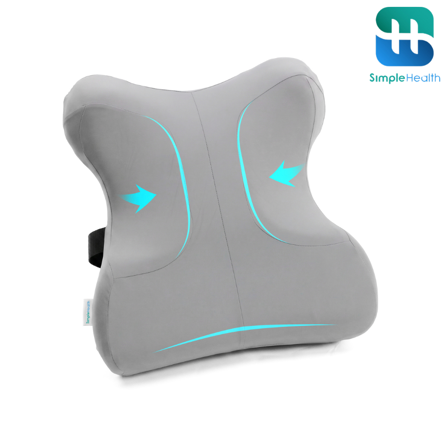 Simplecare เบาะรองหลัง seat cushion นุ่มสบาย รองรับสรีระ เหมาะสำหรับผู้ที่นั่งทำงาน