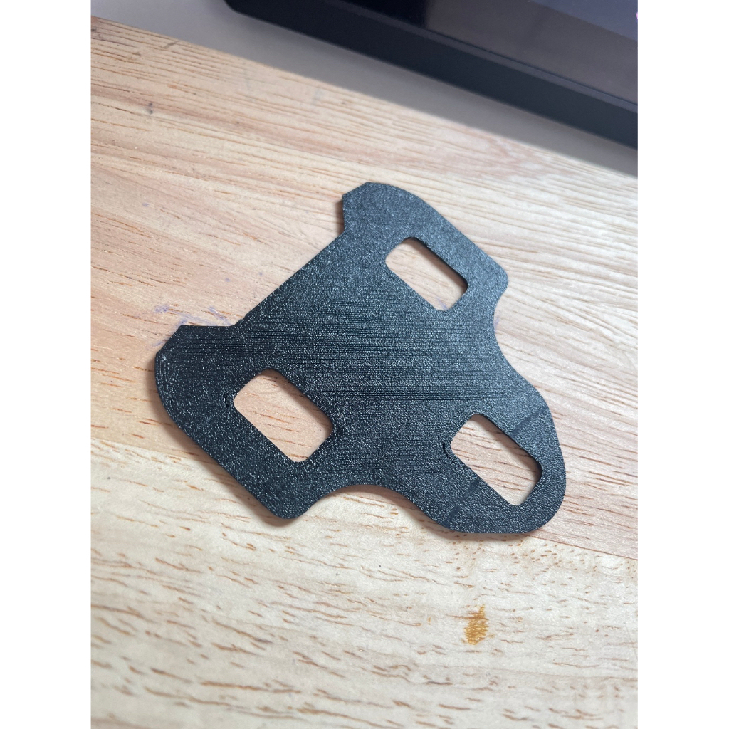 แผ่นเสริมคลีท LOOK Cleat Spacer มี 3 แบบ ทำจาก 3D Printer PETG