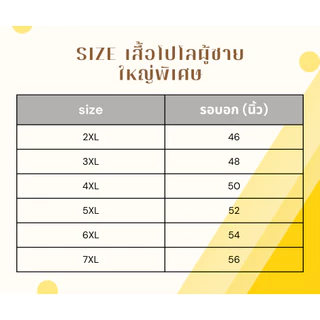 เสื้อเหลืองปักตราสัญลักษณ์ 72 พรรษาปีล่าสุด มีไซส์ใหญ่ XS - 7XL รุ่นแขนปล่อย มีบริการปัก/สกรีน