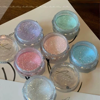 Sparkling crush ice powder เซต 6 กระปุก สำหรับโรยตกแต่งเล็บ
