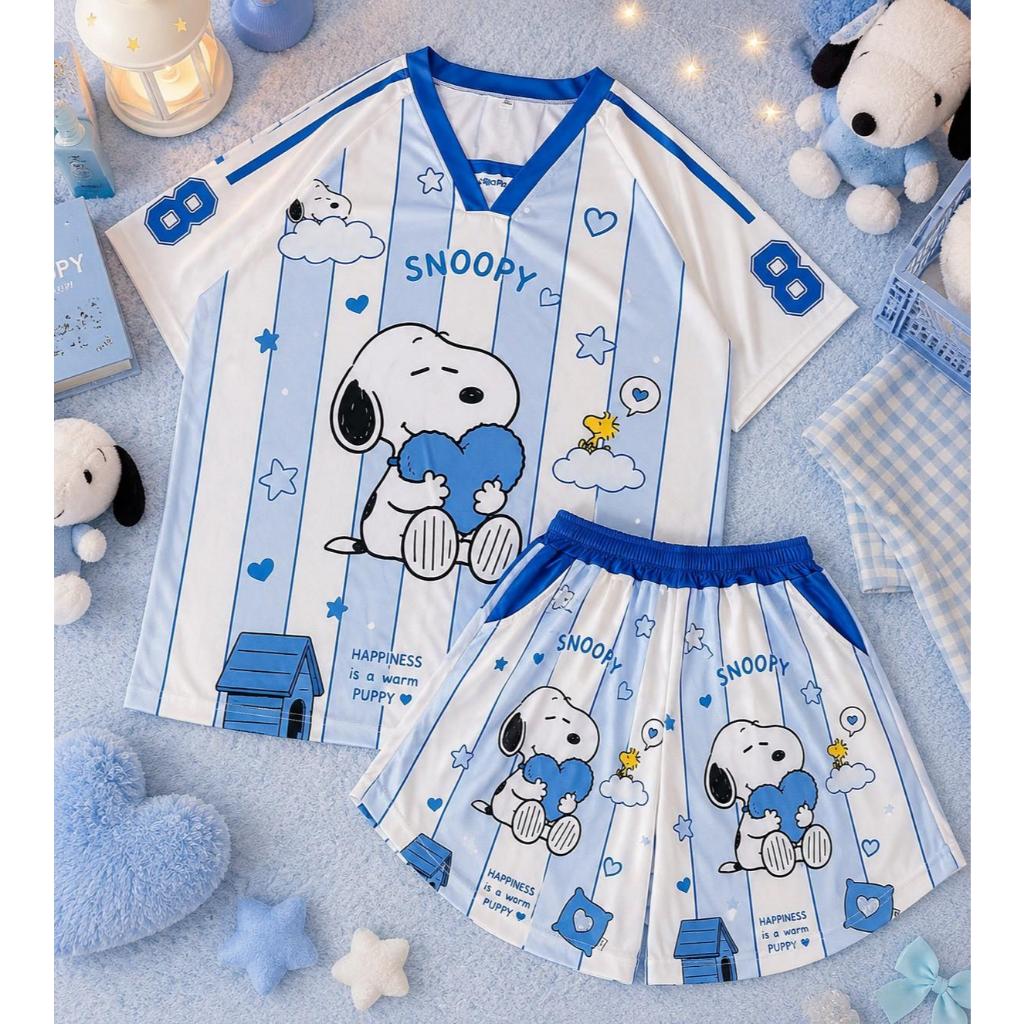 ( Mset67 ) ชุดเซท น้องแมวและผองเพื่อน ชุดเซทกีฬา ฟรีไซส์/พลัสไซส์