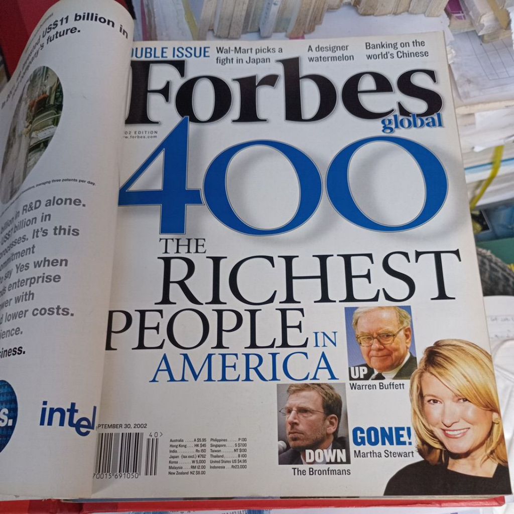 นิตยสารต่างประเทศ Forbes September 2002,ฟอร์บสไทย Forbes Thailand Special June 2017 the essential gu