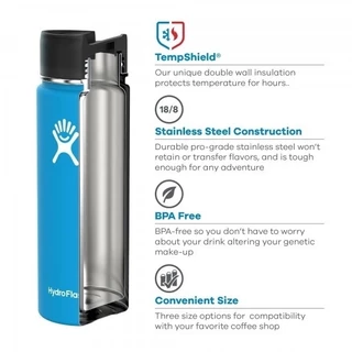 HYDRO FLASK Wide Mouth 2.0 20oz กระติกน้ำสูญญากาศ เก็บเย็นร้อน ของแท้