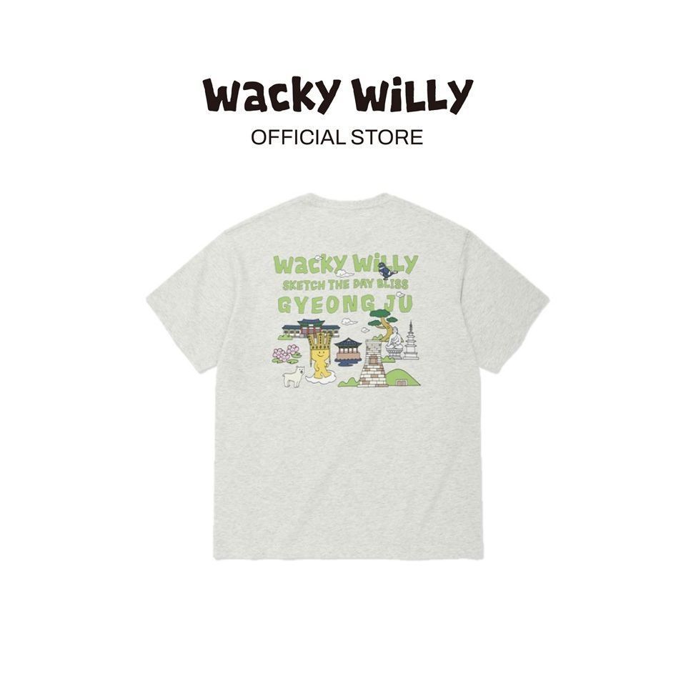 WACKY WILLY เสื้อยืดรุ่น Kiky Travel Series (Race) Grey (80312STRSSU_S6GRXX)