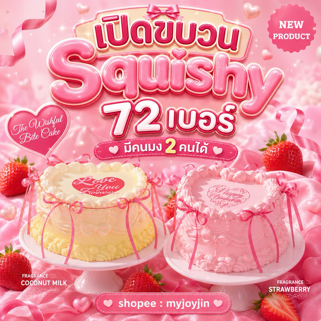 👑 จอนอจอ : Squishy 72 เบอร์ ”มีคนได้ 2 คน“