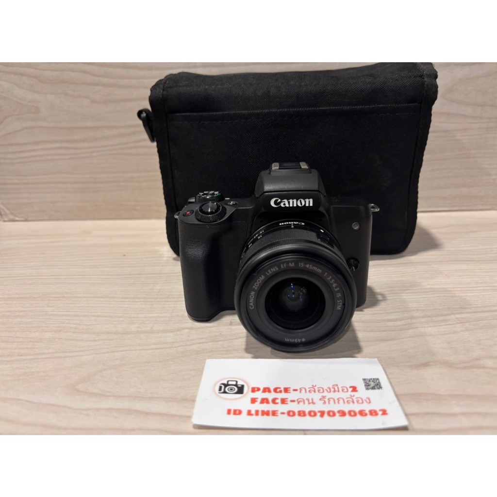 canon m50 พร้อมเลนส์