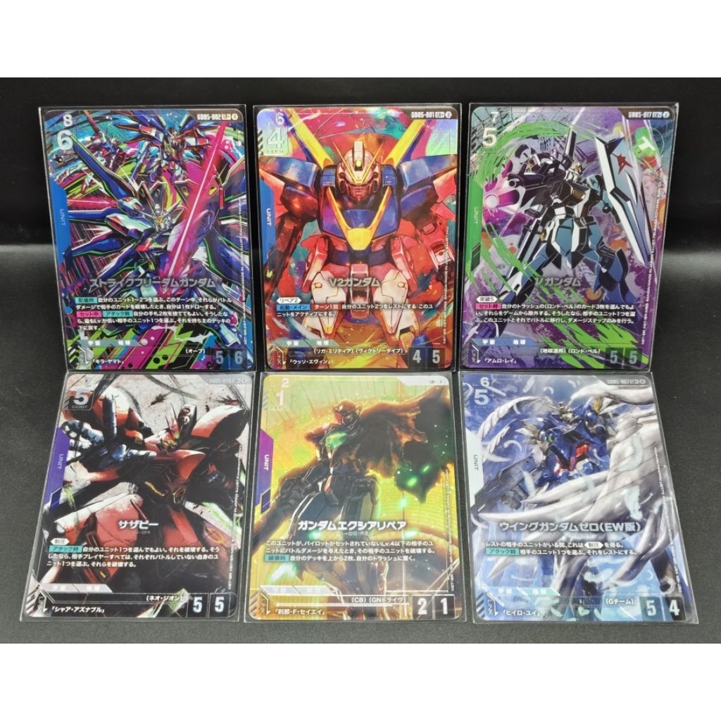 GD05 แยกใบ LR+  Freedom Ascension Gundam Card Game