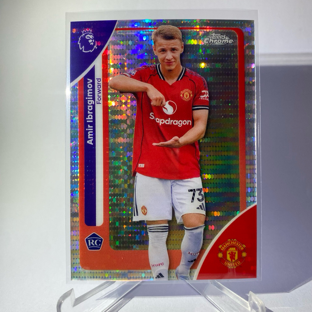 รวมการ์ดนักฟุตบอล TOPPS CHROME 2026, (disco), Man.U, Asenal, Everton, ...