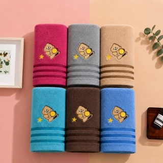 ผ้าเช็ดตัว cotton 140x70cm (1โหล12ผืน)