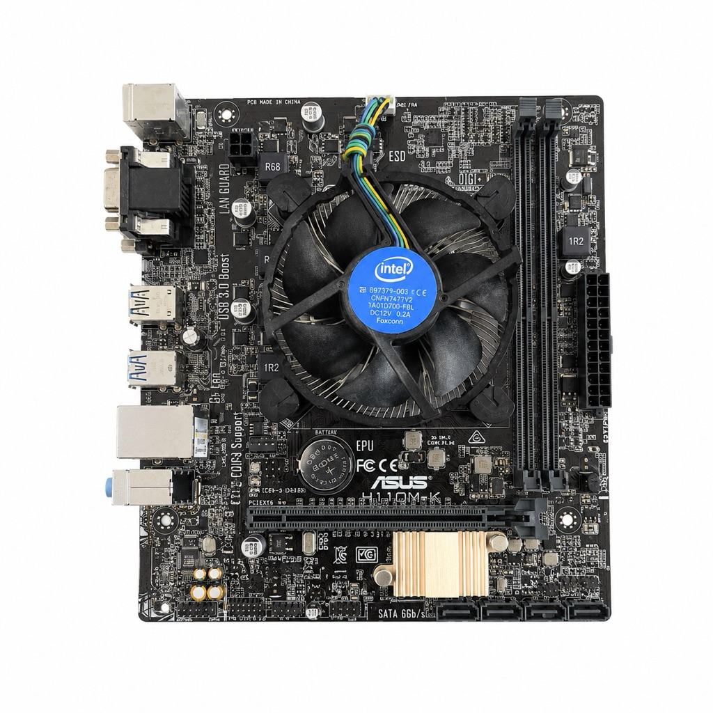 🔥 CPU + เมนบอร์ด พร้อมใช้งาน 🔥Intel Core i7-7700 4C/8T
