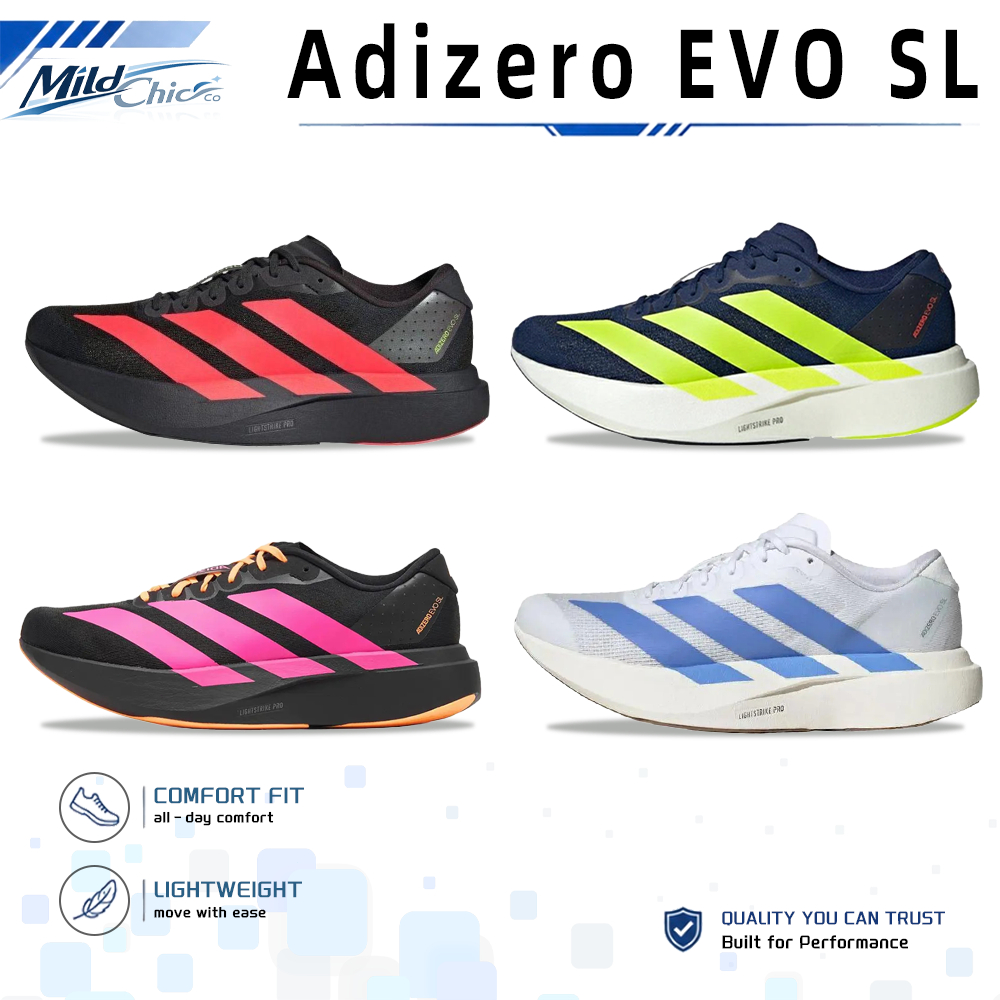 ของแท้ 100%✅ Adizero EVO SL รองเท้าวิ่ง JR3414/JR3415/KJ1017/JS4454