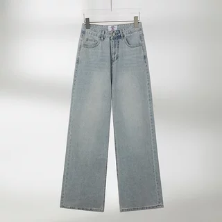Helldul Jeans [9901] กางเกงยีนส์ทรงลิซ่า เอวเข้ารูป ใส่สะบาย แมทง่ายหลายลุค มี 5 สี 5 ไซส์ ให้เลือก