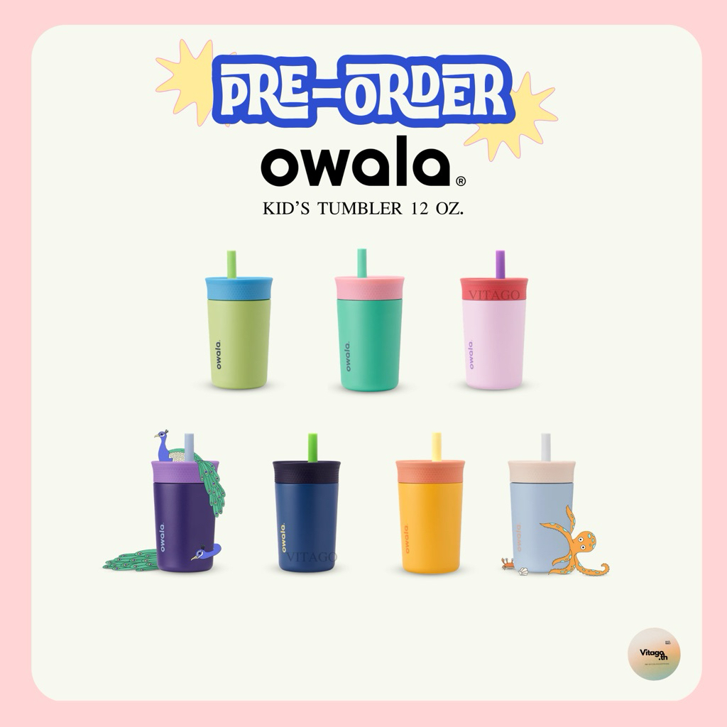 Pre-Order Owala kids Tumbler 12 Oz