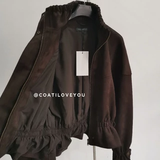 ZARA FAUX​ SUEDE​​ JACKET​