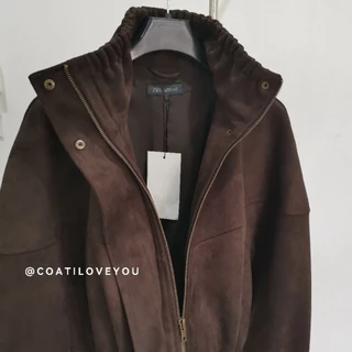ZARA FAUX​ SUEDE​​ JACKET​