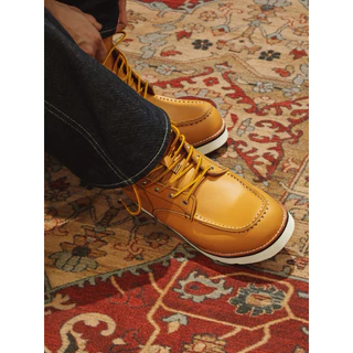 CAPTAIN LEATHER รองเท้าบูทหนังแท้ (5สี) รุ่น MOC TOE BOOTS