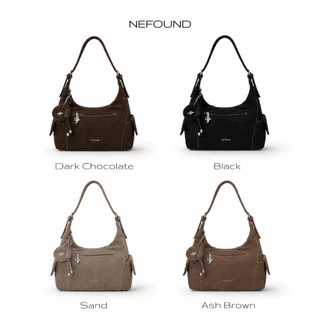 NF26052 NEFOUND กระเป๋าคาร์โก้รุ่น KELA หนังกลับ Premium พร้อมพวงกุญแจ