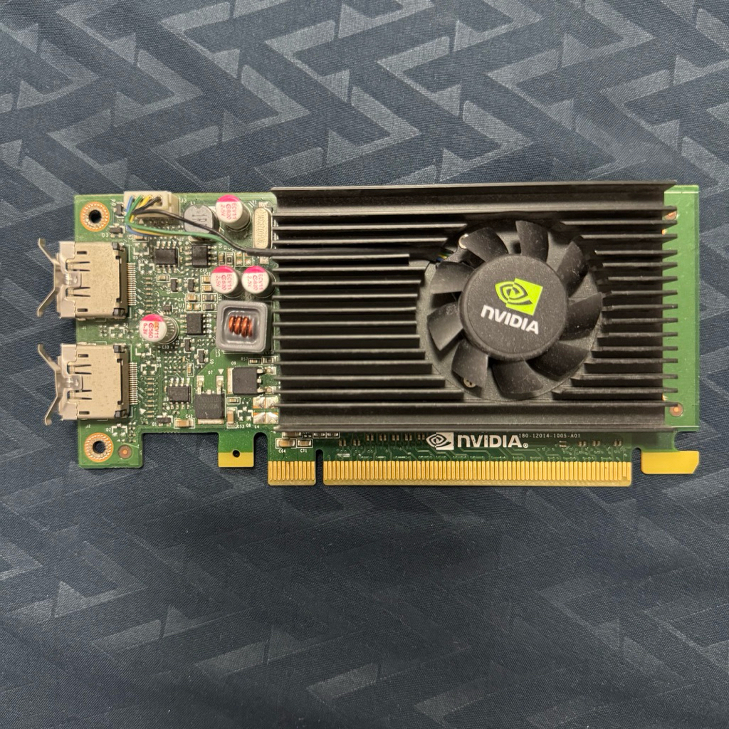 NVIDIA NVS 310 512MB DDR3 PCIe Low Profile 2x DisplayPort การ์ดจอมือสอง ใช้งานปกติ