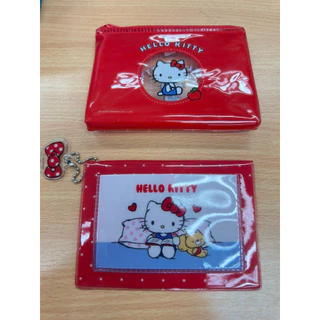 Sanrio กระเป๋าใส ลายลิขสิทธิ์แท้ B011 B008 กระเป๋า ซานริโอ PVC Kitty Melody MT