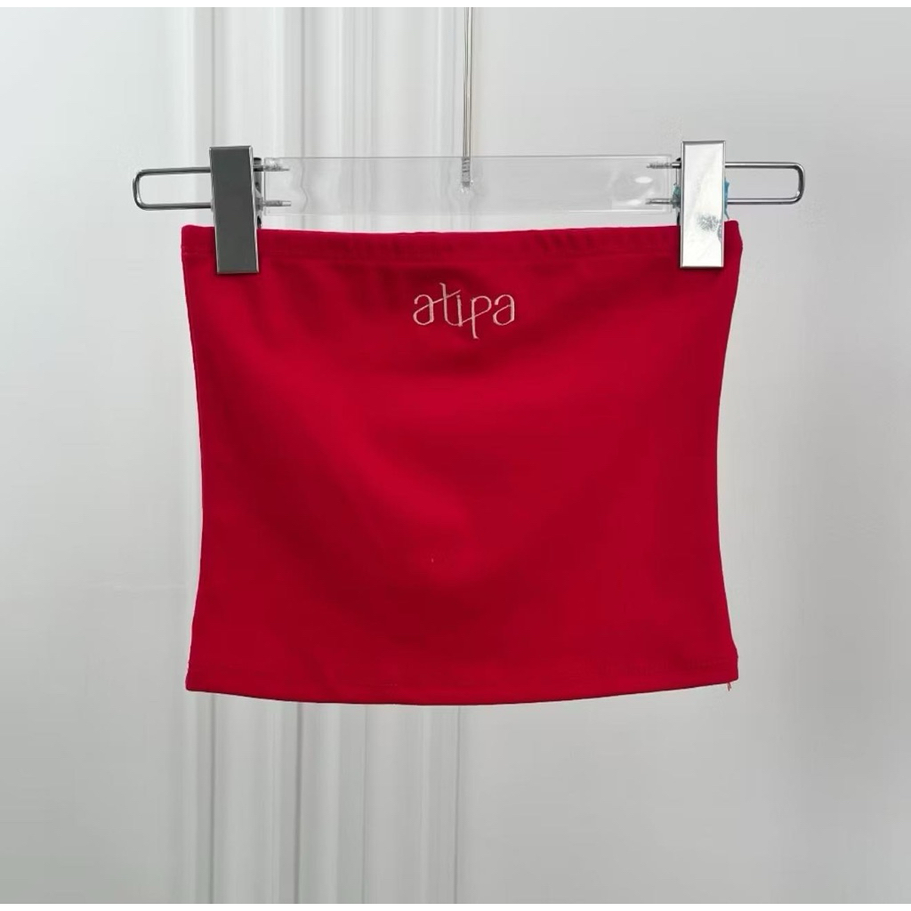 เกาะอก Atipa สีแดงสด size xs-s (มือ2)