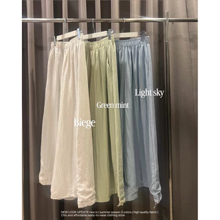 25SUMMER P33 - Loose balloon pants กางเกงบอลลูนรูดจั้มขา