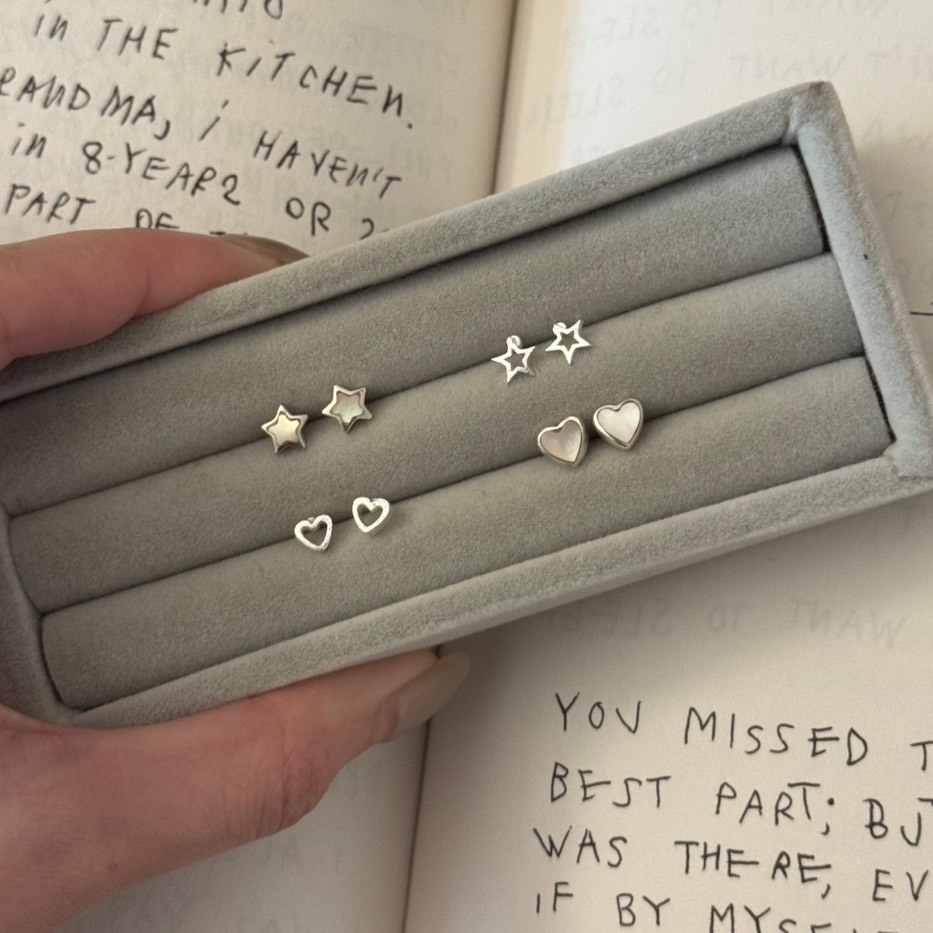 s925 petite stud ss26 ต่างหูก้านเงินแท้ ราคาขายต่อคู่