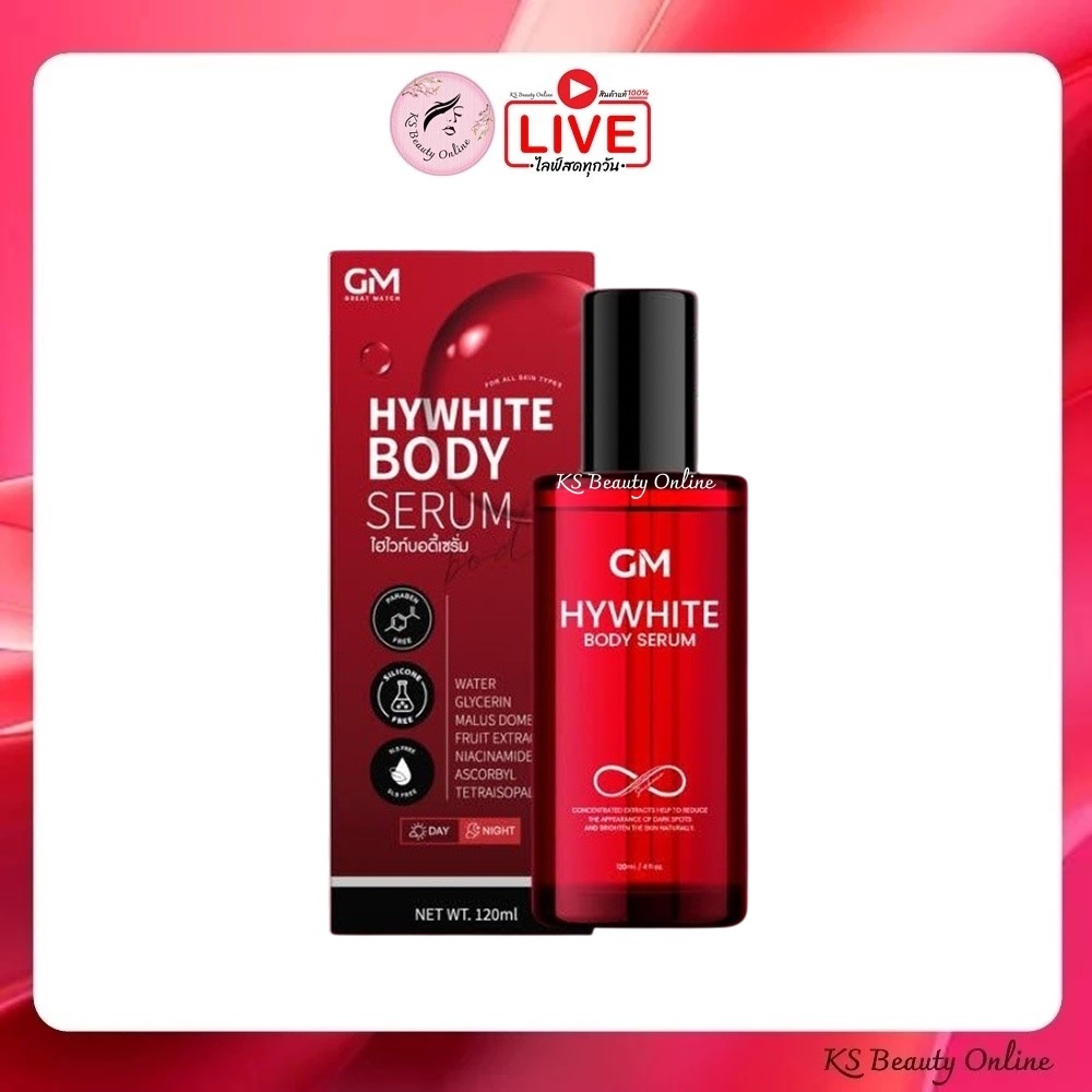 เซรั่มไซโกโนะ ทาผิวกาย GM GREAT MATCH HYWHITE BODY SERUM