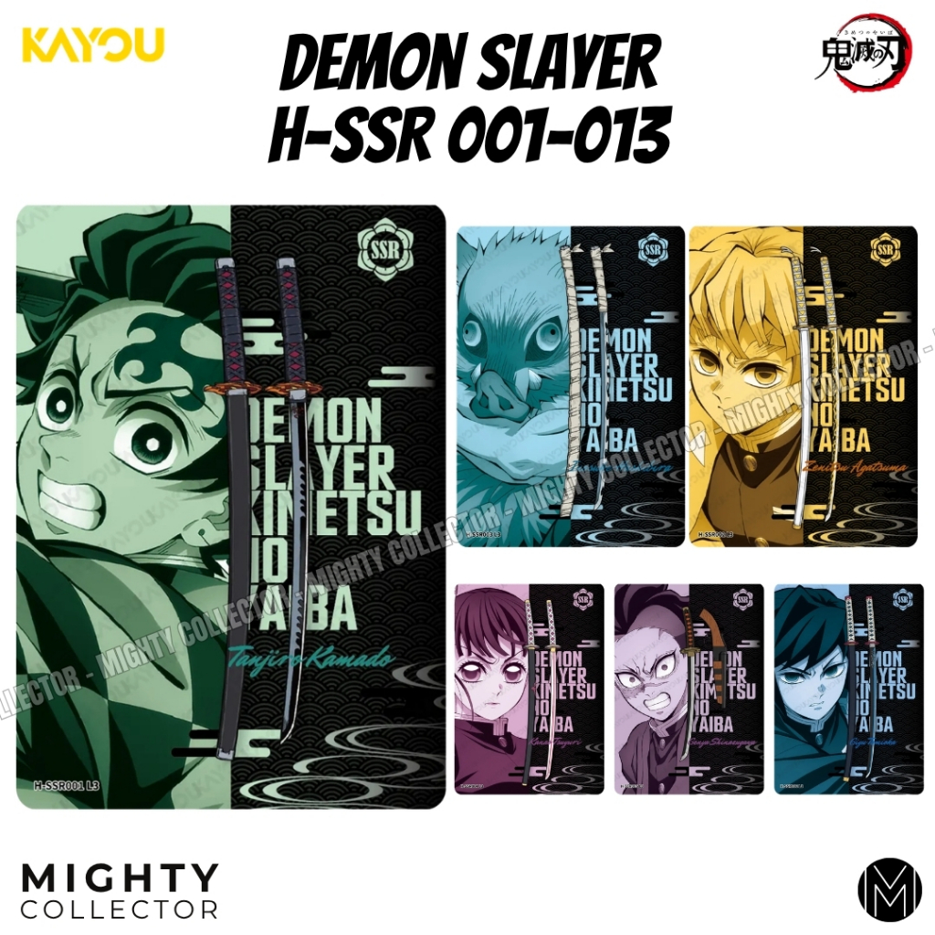 ดาบพิฆาตอสูร Demon Slayer KAYOU Collection Cards - การ์ดสะสม - SSR - Official Cards
