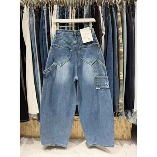 📍พร้อมส่ง📍🇰🇷FSY🇰🇷10961 กางเกงยีนส์ทรง Barrel ทรงมาใหม่คะ (ผ้าไม่ยืด)ทรงนี้ปีนี้มาแรงมากค่ะ