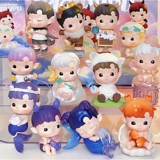 ตุ๊กตา โมเดลเด็กผู้ชายตามราศี ของขวัญวันเกิด ของแท้ Popmart Hacipupu ฮาชิ