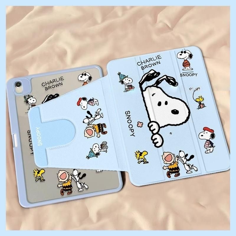 จัดส่งทันที Gen11 A16 Gen10 Air4 Air5 ​​10.9 Air6 2024 Air7 Gen7/8/9 10.2 MINI6/7 เคสป้องกัน iPad หมุนได้ 360 องศา for