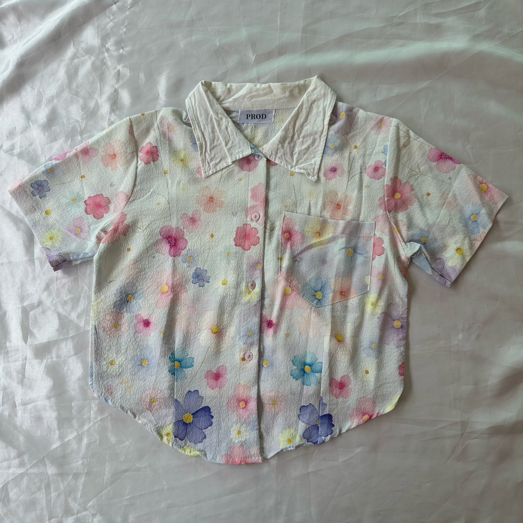 เสื้อลายดอกไม้สดใสPROD