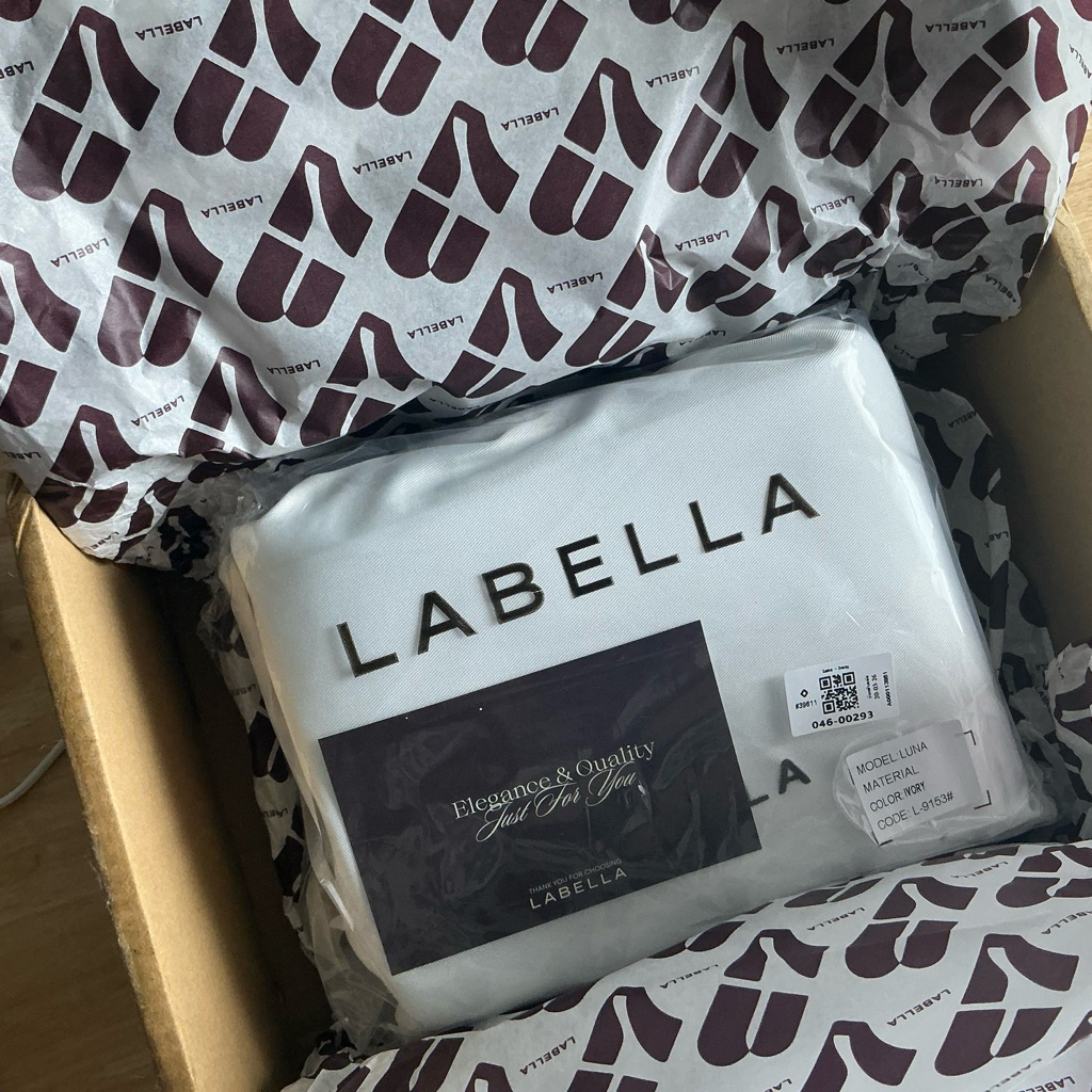 ♥️♥️ มือ1 ปล่อยต่อ Labella รุ่น Luna ไซซ์เล็ก สี Ivory ✅✅