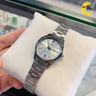 CASIO นาฬิกาผู้หญิง รุ่น LTP-V005D วัสดุสเตนเลสสตีล สีเงิน คาสิโอ
