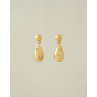 YVIS Vase Brass Drop Stud Earrings - FUNDAMENTAL Mitr X YVIS
