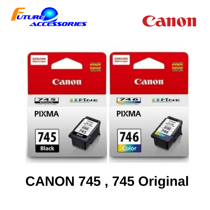 ตลับหมึกแท้ 100% Canon 745BK 746CL