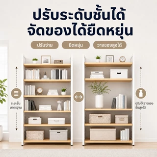 BMZAR ชั้นวางของ DIY pegboard ชั้นวางหนังสือ แข็งแรง รับน้ำหนักสูง ติดตั้งง่าย ใช้งานหลายแบบ