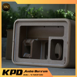 ตู้ลำโพง บลูทูธ DIY งานดิบ ตู้โค้ง กระแทกข้าง 4.5นิ้ว MDF12มม (K45102)
