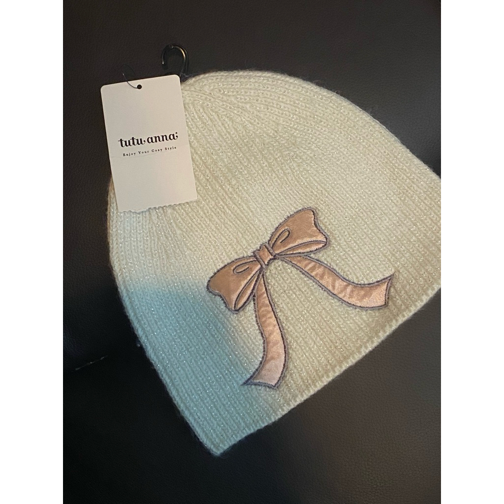 New** หมวกบีนนี่ไหมพรม beanie :: tutu anna ป้ายญี่ปุ่น ของใหม่ พร้อมส่งค่ะ