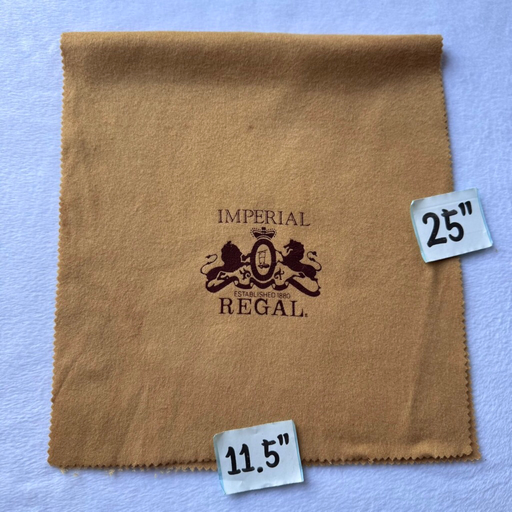 Imperial Regal 1980 ผ้าเช็ดรองเท้า เช็ดกระเป๋า