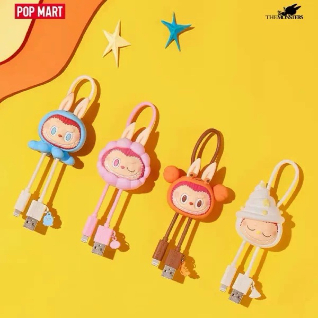 ( พร้อมส่งจากไทย) สายชาร์จ iphone THE MONSTERS Enchanted by the Seaside Series-Cable Blind Box แบบเช็คตัว Popmart
