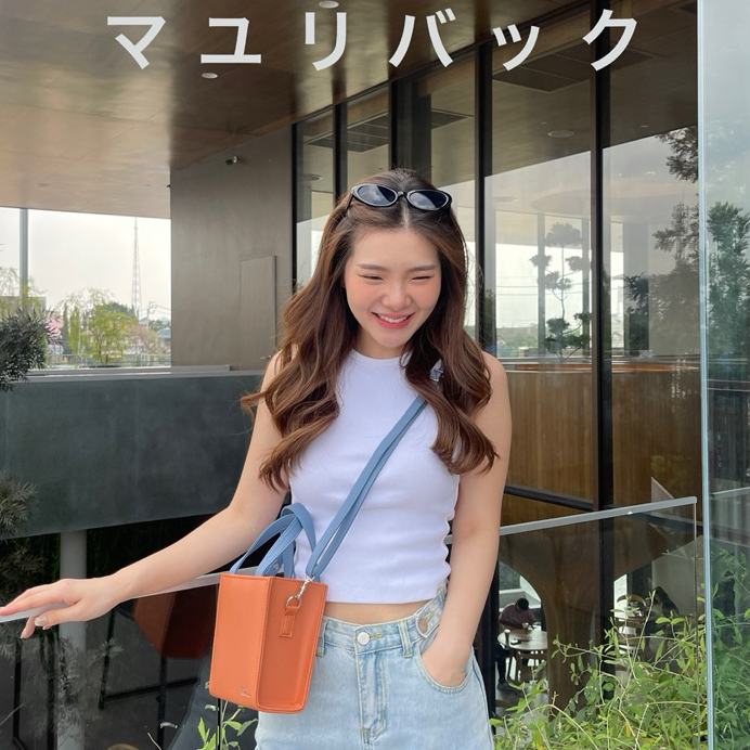 New Tomu Mayuri กระเป๋าสะพายข้าง คิ้วท์มาก