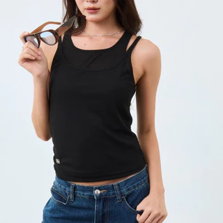Debbie layer top เสื้อกล้ามแบบเลเยอร์ เนื้อผ้าคอตตอน basicselected