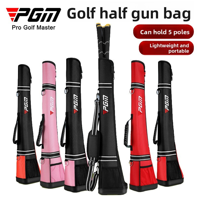 PGM GOLF Golf Pencil Bag QIAB010 | Red Nylon