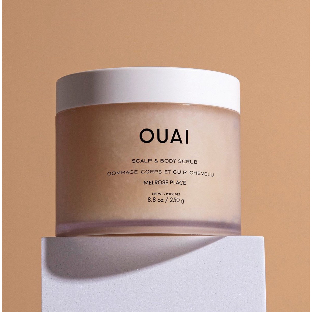 (พร้อมส่ง)🫧🌹Ouai Melrose place scalp & body scrub 250g exp.28