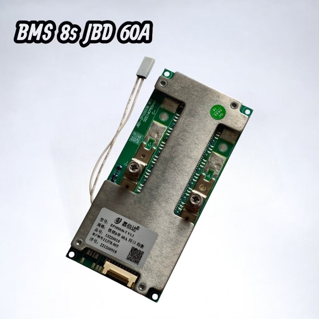 JBD BMS 8s 3.2V สำหรับ LiFePo4 JBD (Jiabaida) 8s 30A 60A รูปที่ 2
